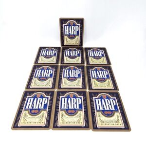 10 Beer Pub Coaster: HARP Celebration Brew Brewed By Guinness-Brewery Of Ireland